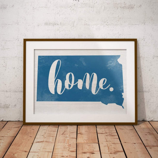 Customizable Home State Wall Art - multiple color options!